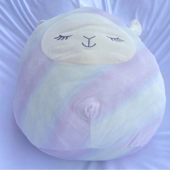 18-20” LARGE Squishmallows Yareli the Llama Rare Pastel Rainbow - Picture 6 of 6